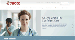 Desktop Screenshot of esaote.com